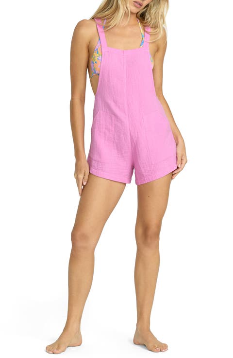 Beach Crush Cotton Gauze Cover-Up Romper