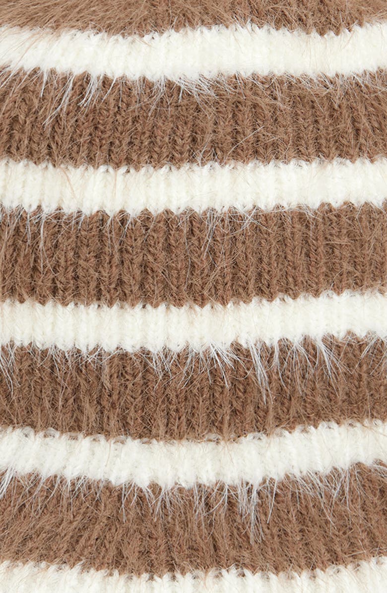 Tasha Mixed Stripe Bucket Hat, Alternate, color, Neutral Combo