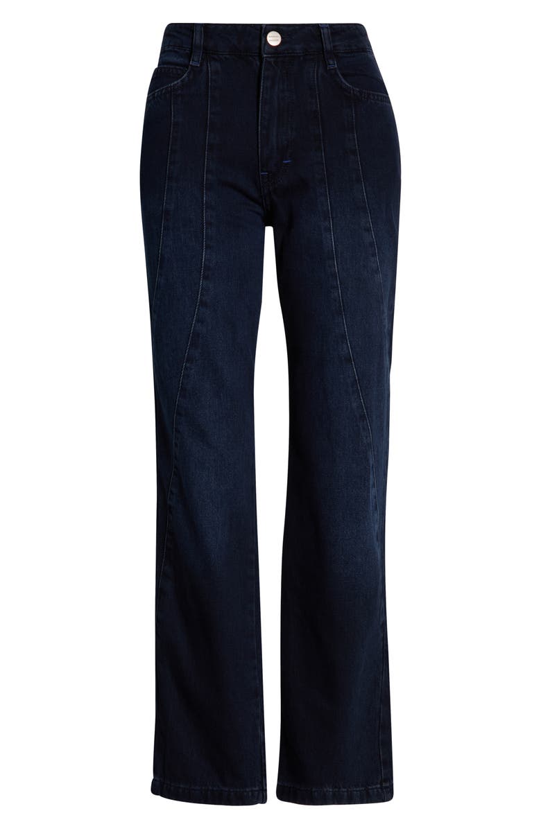 Damson Madder Juli Wavy Seam Wide Leg Jeans, Alternate, color, Blue