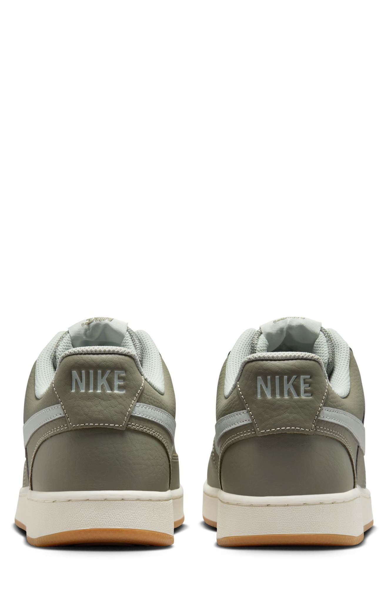 Nike Court Vision Low Sneaker, Alternate, color, Light Army/ Light Silver