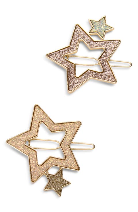 Kids' Star 2-Pack Snap Clips