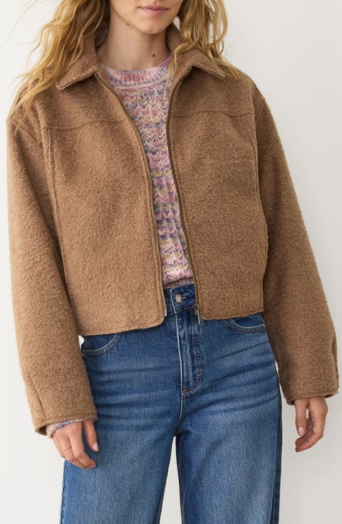 Bouclé Crop Jacket