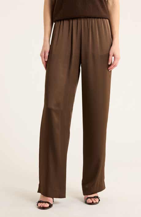 Vince Satin Pull-On Pants