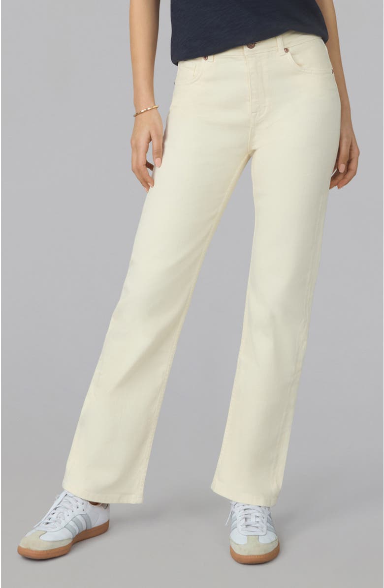 Lola Denim Denver High Rise Straight Jeans, Main, color, Raw