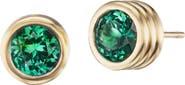 Beck Emerald Grotto Stud Earrings