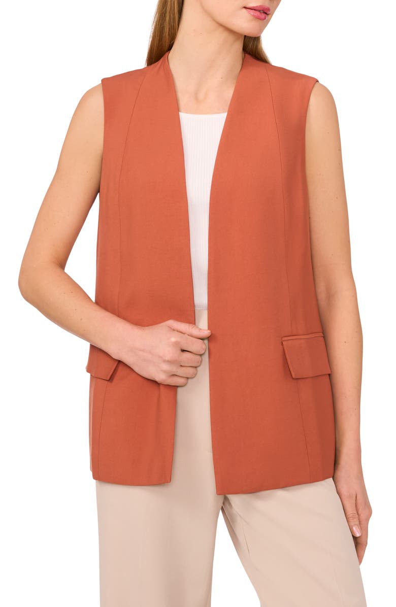 Halogen<sup>®</sup> Cocoon Vest, Main, color, Baked Clay