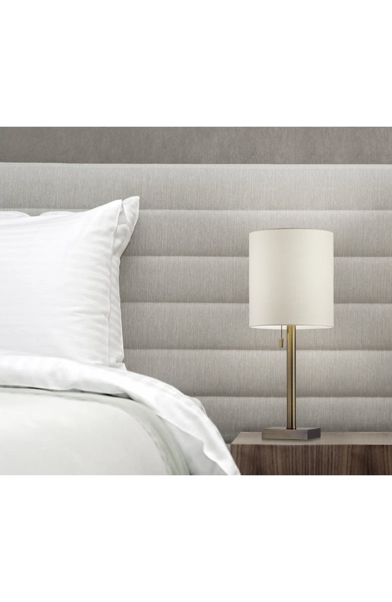 ADESSO LIGHTING Liam Table Lamp, Alternate, color, Antique Brass