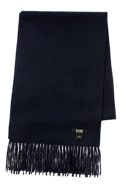 Cashmere Fringed Scarf