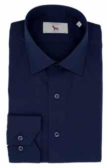 Lorenzo Uomo Trim Fit Stretch Dress Shirt