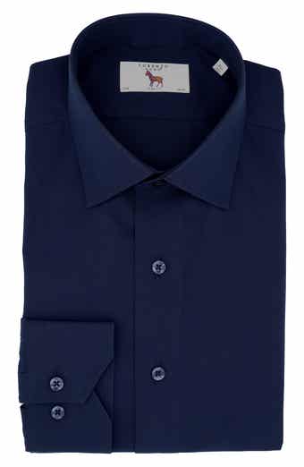 Lorenzo Uomo Trim Fit Stretch Dress Shirt