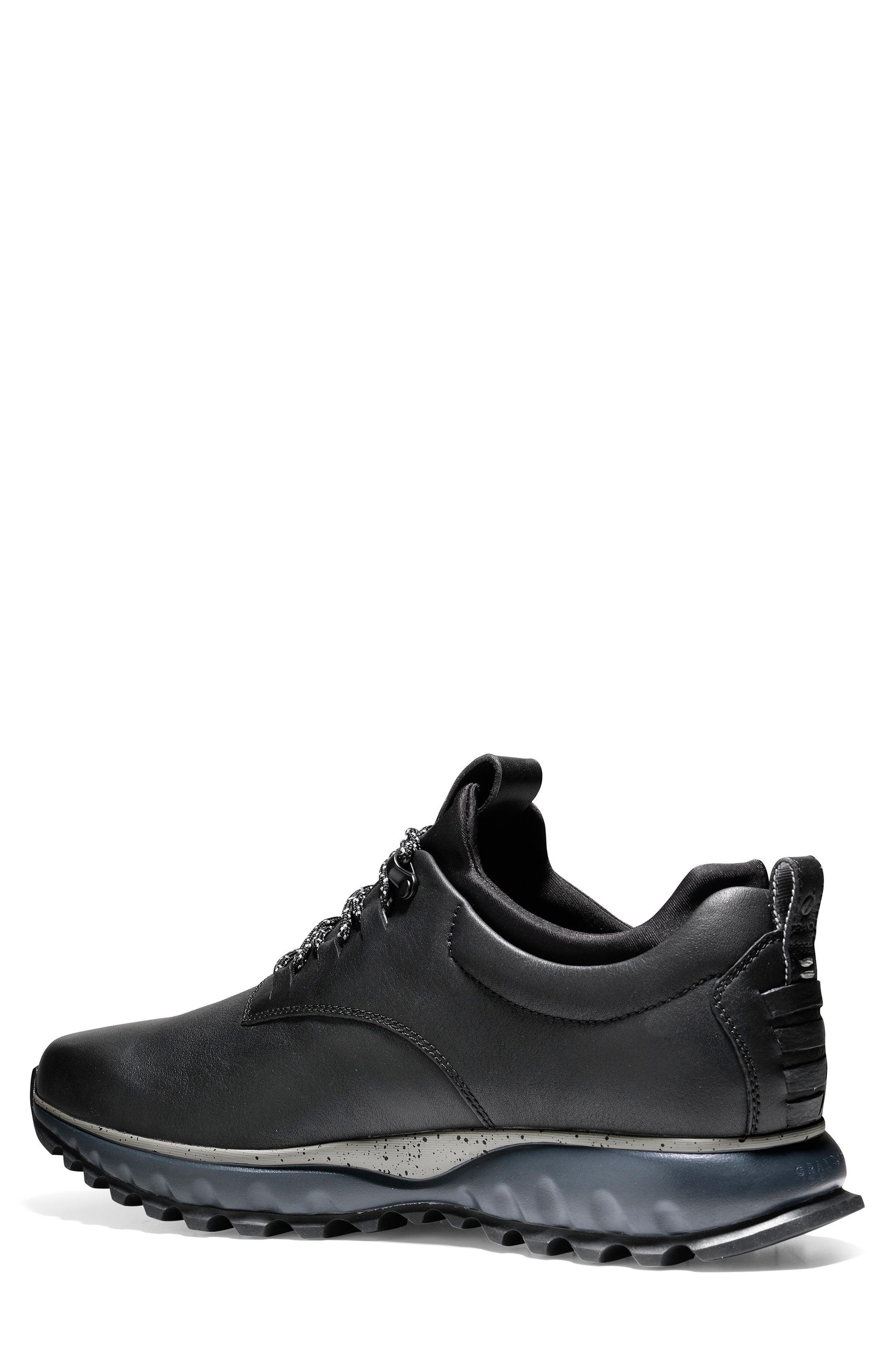 Cole Haan GrandExpløre All Terrain Waterproof Sneaker, Alternate, color, Black/ Ironstone Leather