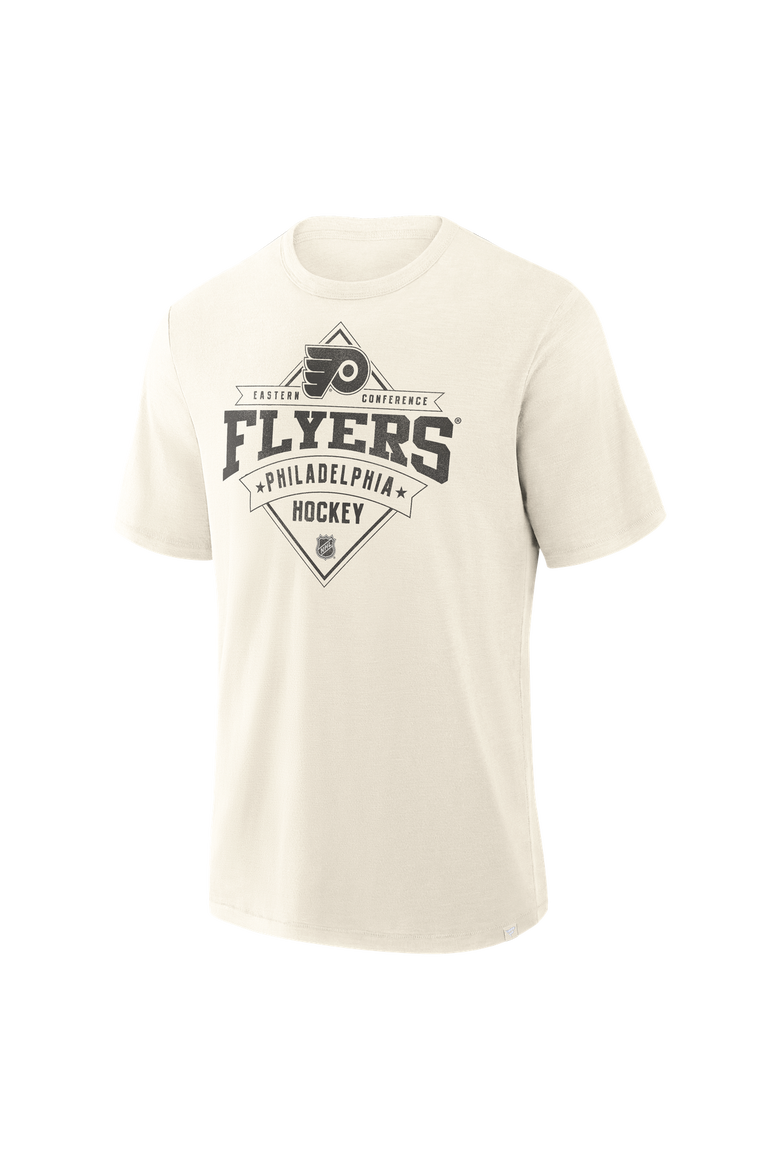 Men's Fanatics Cream Philadelphia Flyers Vintage Insp. Stadium Slub T-Shirt, Alternate, color, Cream