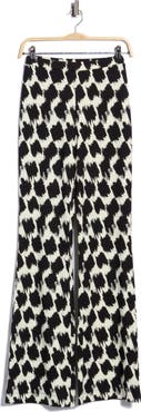 Diane von Furstenberg Brooklyn High Waist Flare Leg Pants