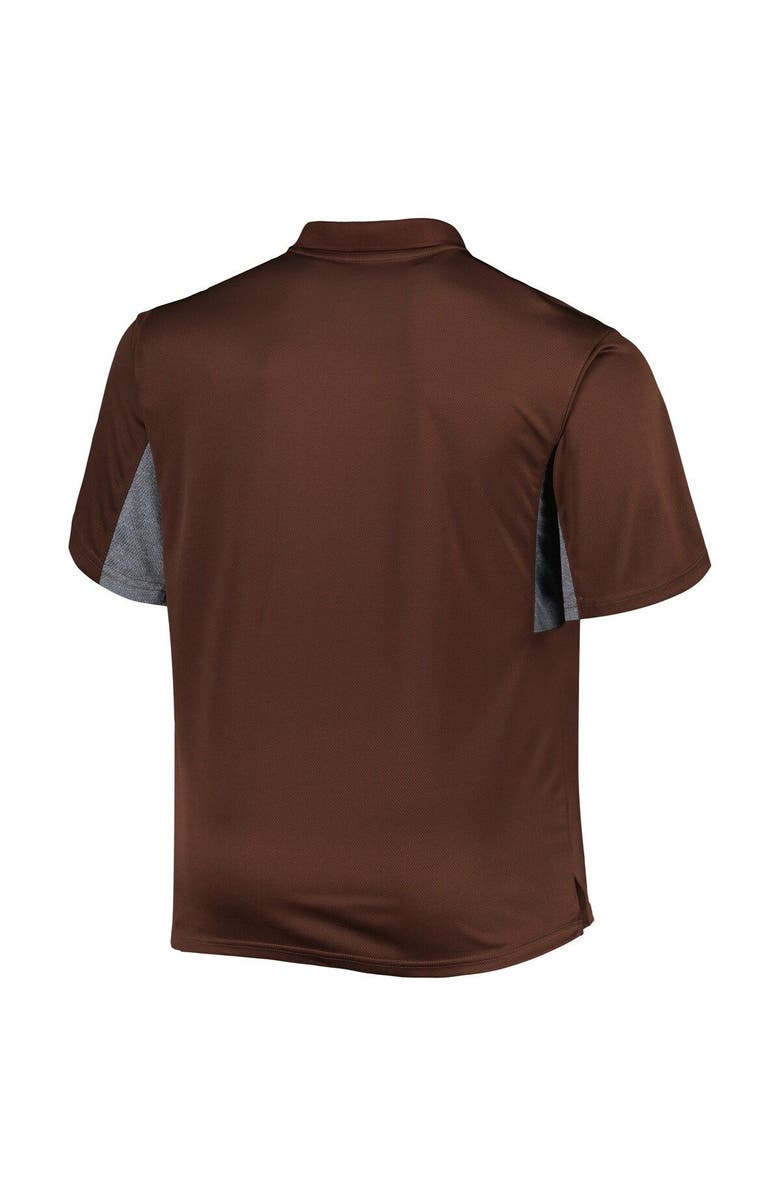 PROFILE Men's Brown Cleveland Browns Big & Tall Team Color Polo, Alternate, color,