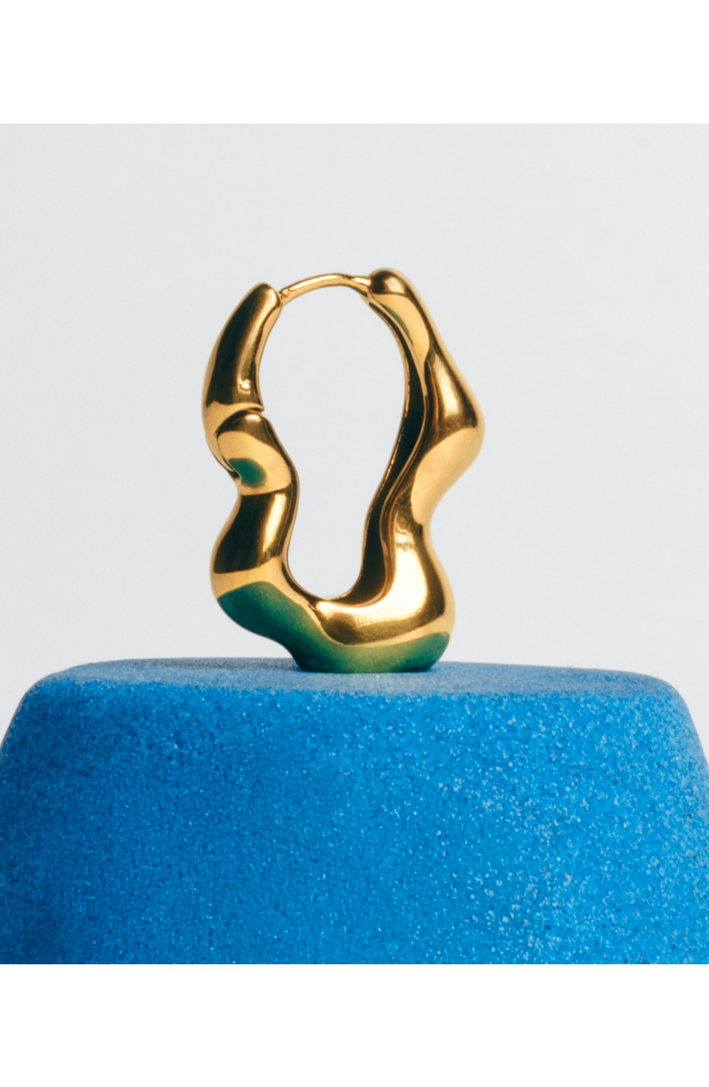 Hey Harper Dazzling Oval Earrings, Alternate, color, Gold