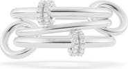 Spinelli Kilcollin Jovie Diamond Sterling Silver Stack Ring