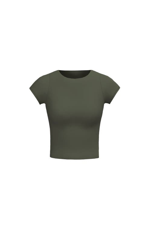 Vitality Cloud Ii Crew Tee In Green