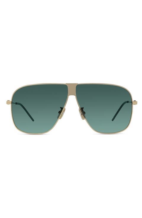 GV Speed 64mm Oversize Gradient Pilot Sunglasses