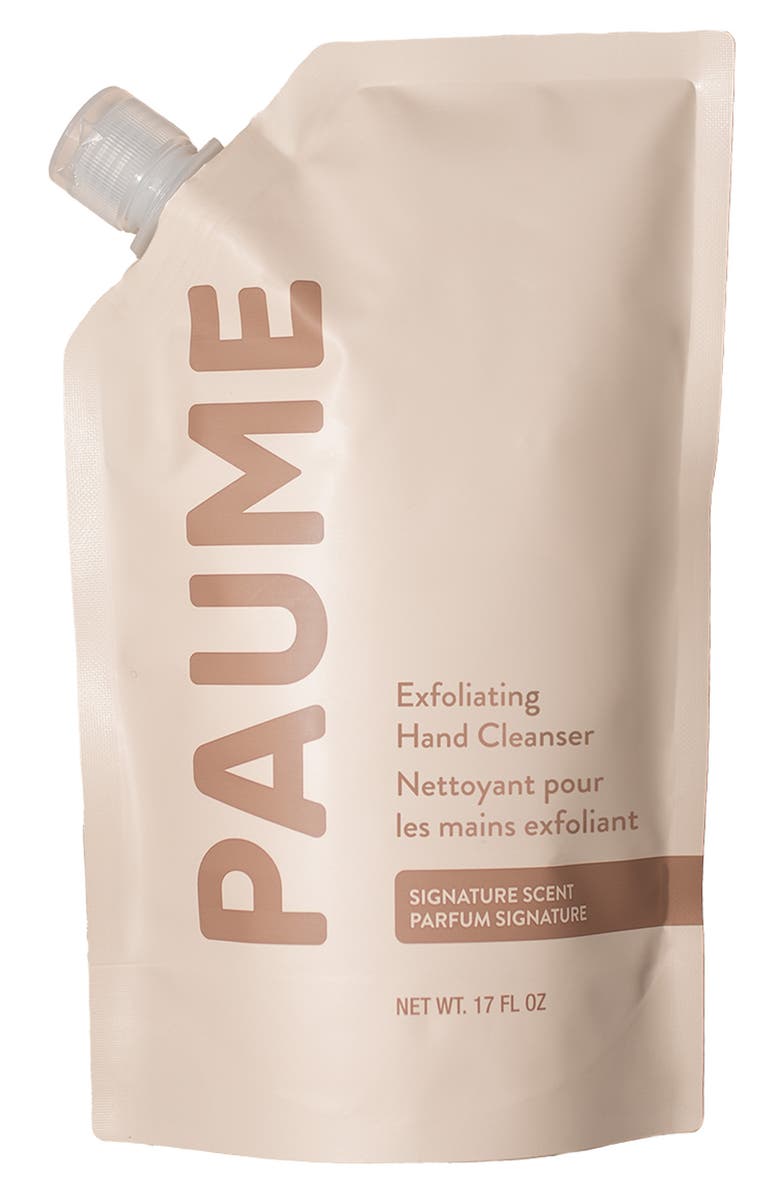 PAUME Exfoliating Hand Cleanser Refill Bag, Main, color, Beige