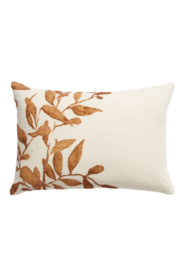 Vine Accent Pillow, Main, color, BROWN RUSTIC MULTI