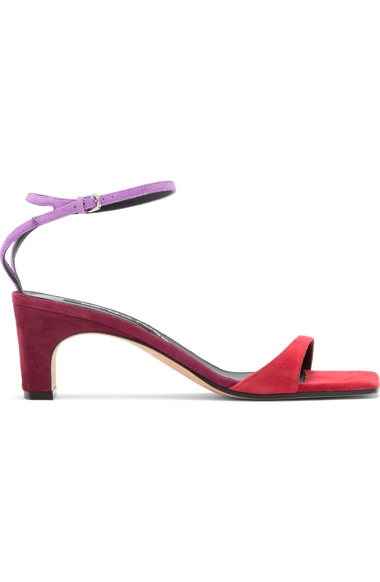 Sergio Rossi Kitten Heel Ankle Strap Sandal, Alternate, color,