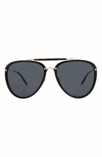 Gucci 58mm Aviator Sunglasses