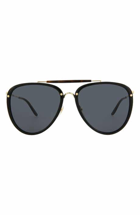Gucci 58mm Aviator Sunglasses