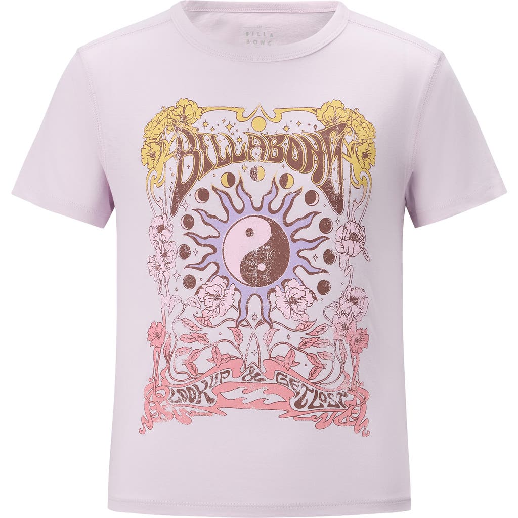 Billabong Kids' Celestial Wonder Cotton Graphic T-shirt In White