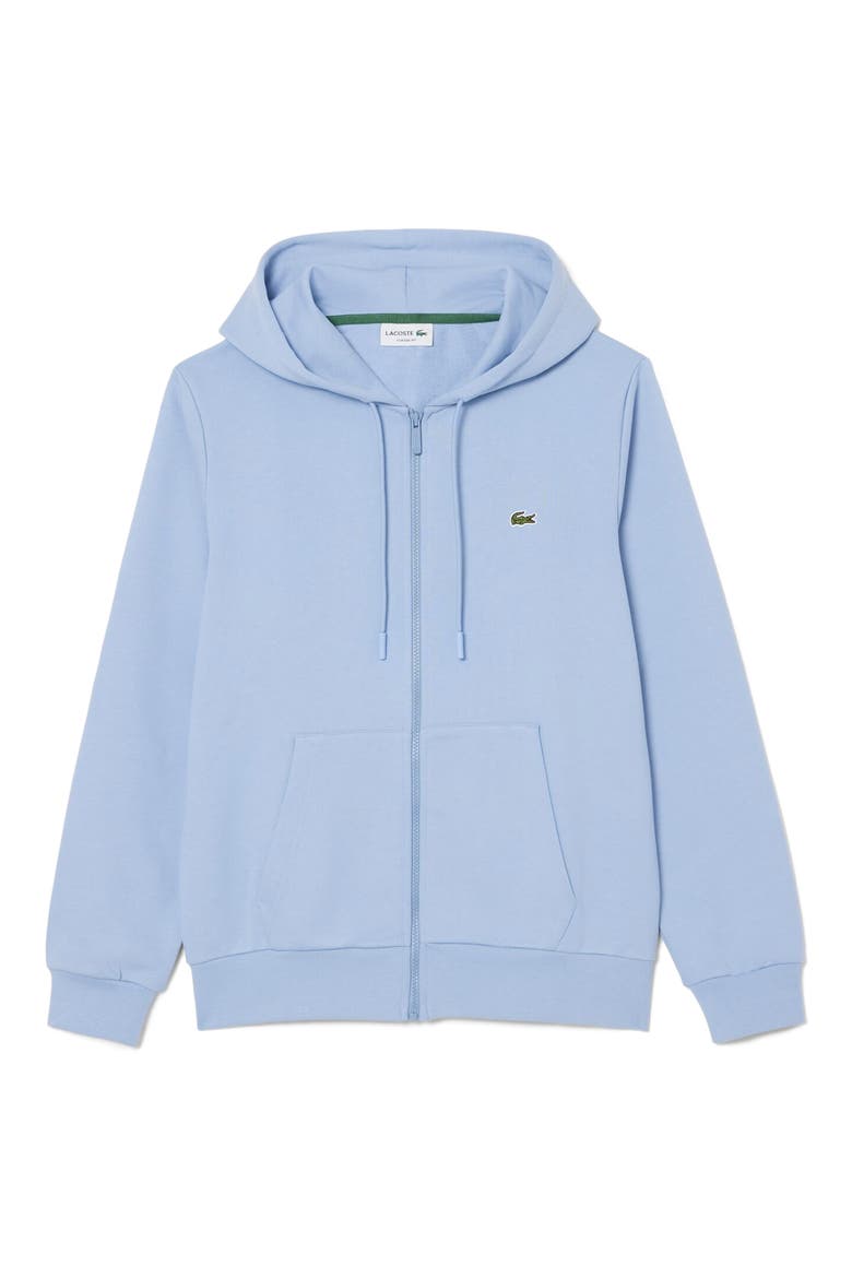 Lightweight Cotton Fleece Zip Hoodie, Main, color, APHYLLA