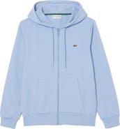 Lacoste Lightweight Cotton Fleece Zip Hoodie