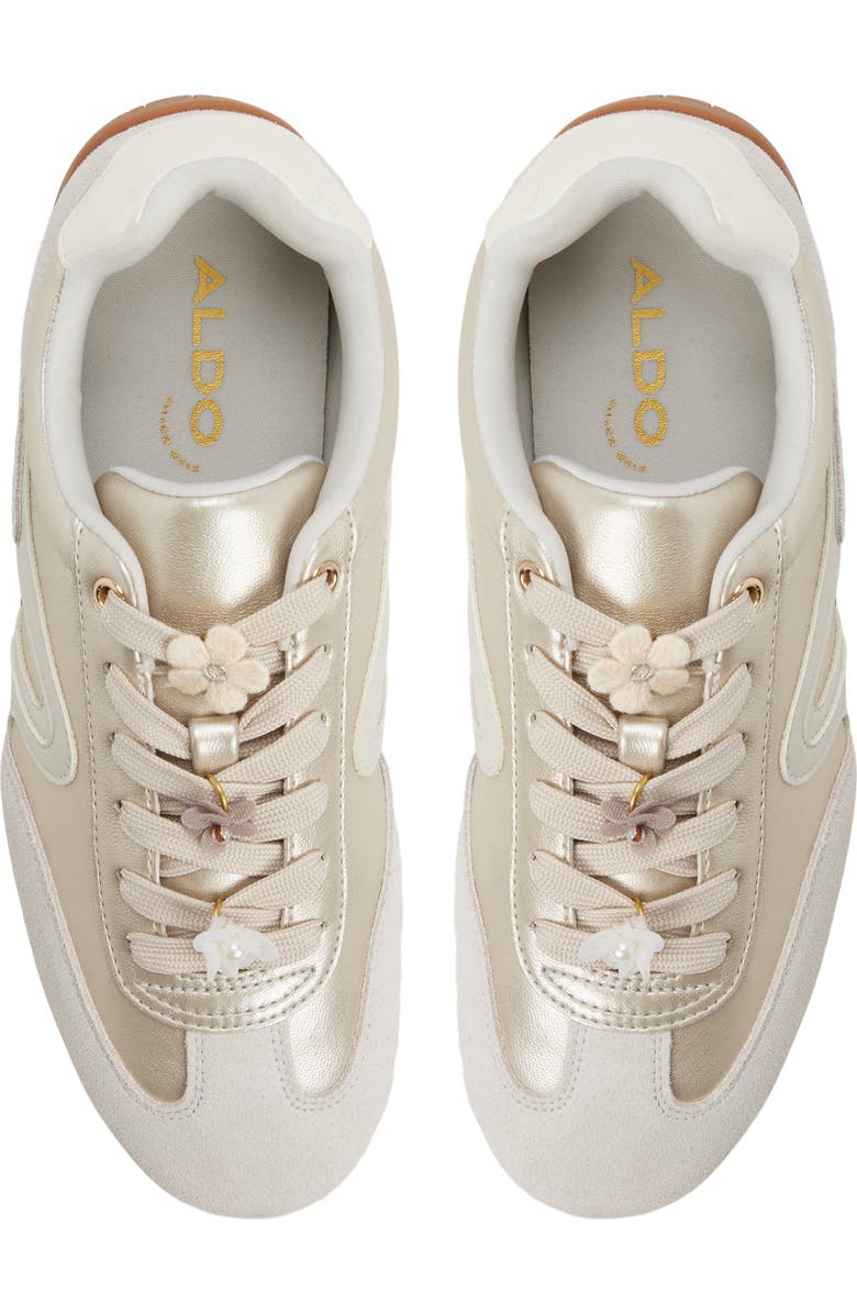 ALDO Maxi Sneaker, Alternate, color, Gold