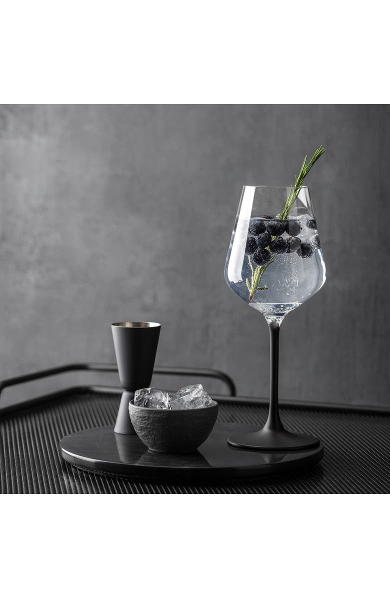 Villeroy & Boch Manufacture Rock White Wine Goblet Set of 4, Alternate, color, Clear