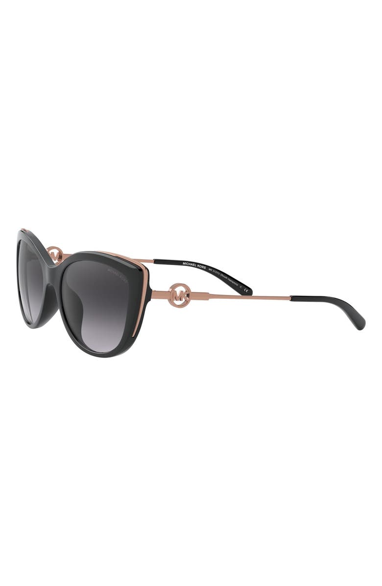 Michael Kors 55mm Gradient Cat Eye Sunglasses, Alternate, color, 