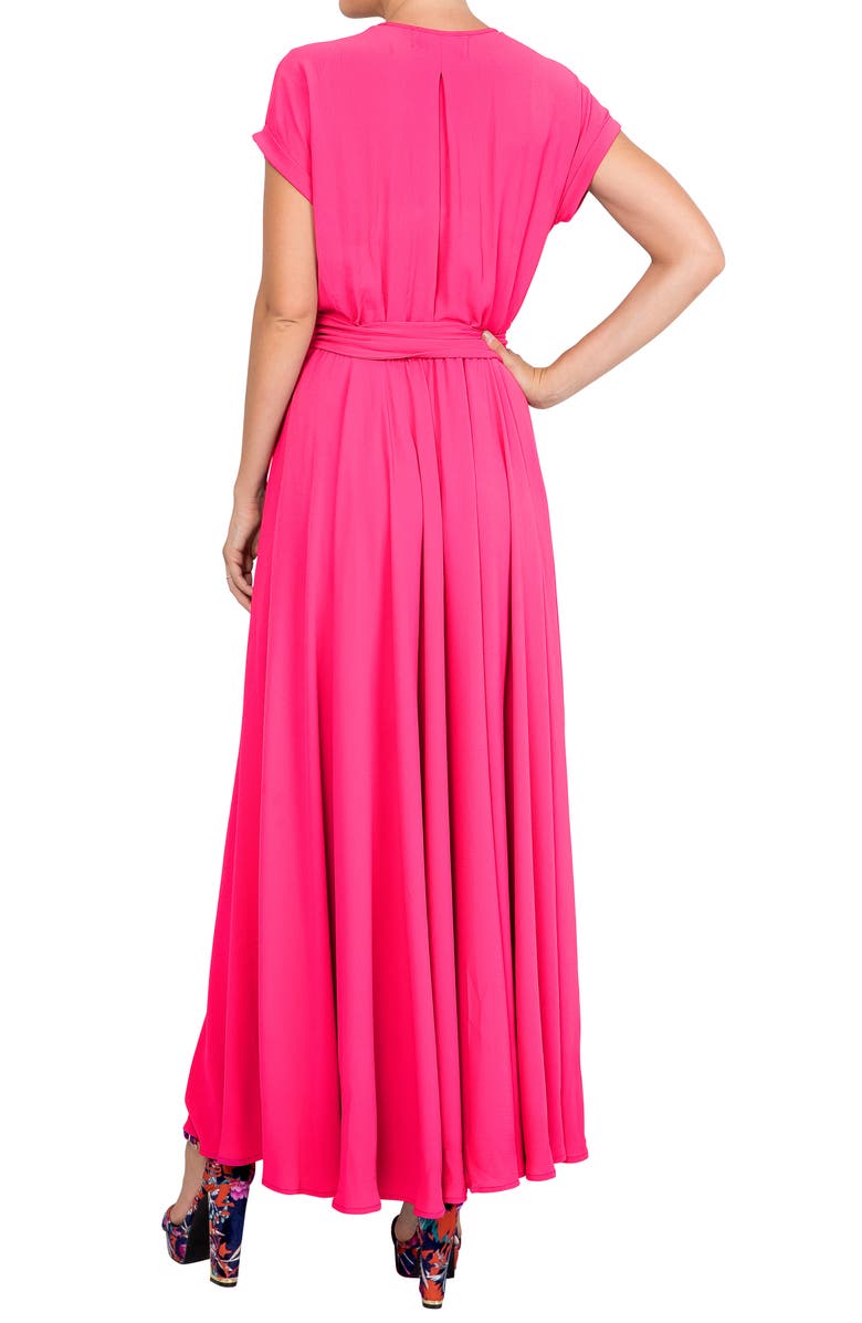 MEGHAN LA Jasmine Wrap Maxi Dress, Alternate, color, 