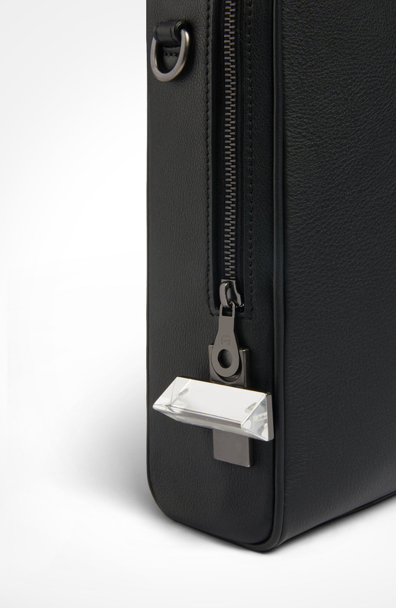 Aviteur Cristallo Soft Laptop Briefcase, Alternate, color, Black