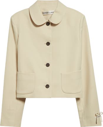 Sandy Liang Ditto Crop Jacket | Nordstrom