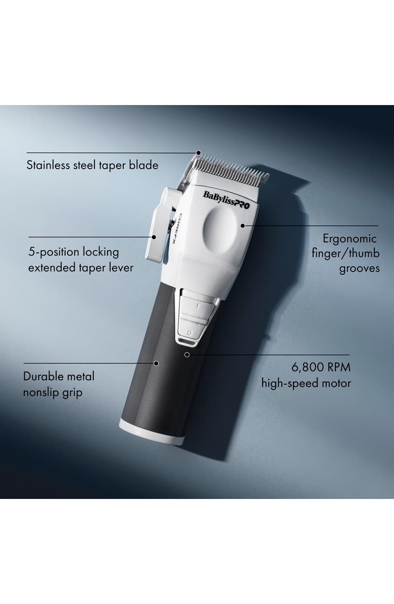 BaBylissPRO COREFX Professional Performance Clipper, Alternate, color, 