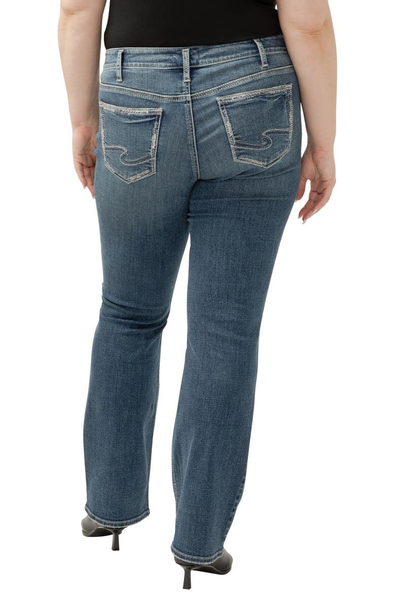 Silver Jeans Co. Suki Curvy Mid Rise Slim Bootcut Jeans, Alternate, color, 