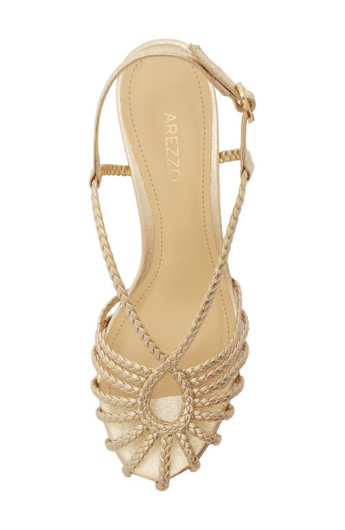Arezzo Paola Slingback Block Heel Sandal