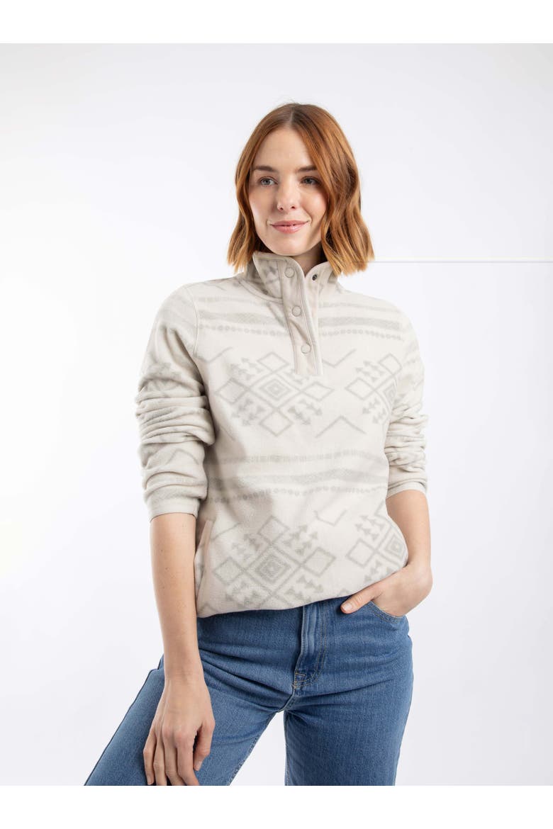 Amy Microfleece Sweatshirt, Main, color, Egg Shell