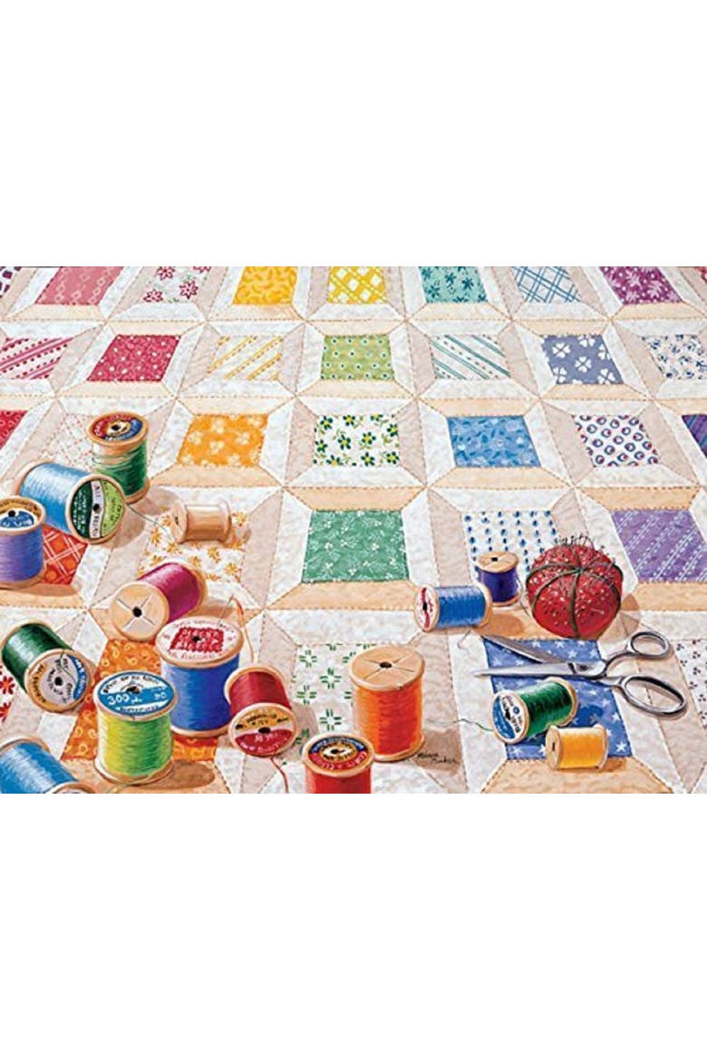 Spools a 1000 piece Jigsaw Puzzle for Adults, Alternate, color, Multicolor