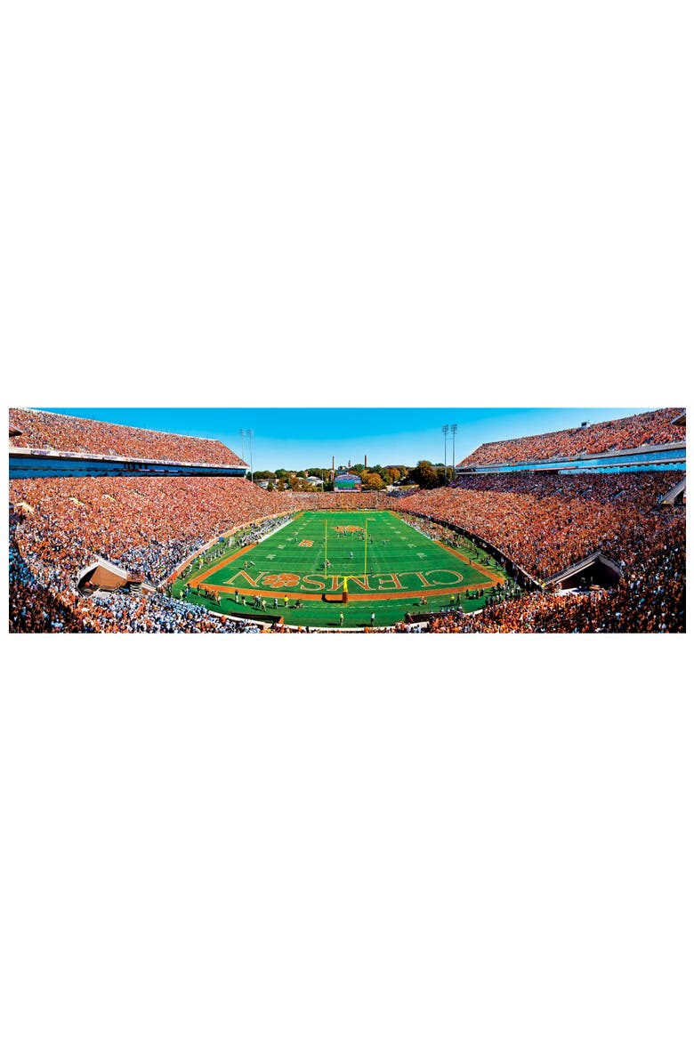 Clemson Tigers 1000pc Panoramic Puzzle, Alternate, color, Multicolor