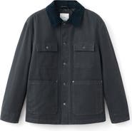 MANGO Cotton Corduroy Collar Jacket