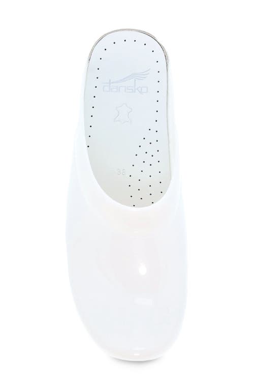 Dansko Sonja Platform Clog In White