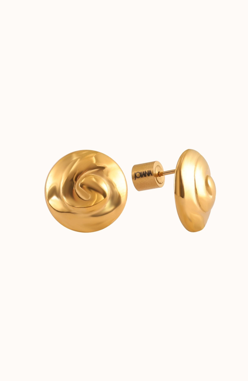 Joiana Jewelry Bold Billow Earrings In Gold