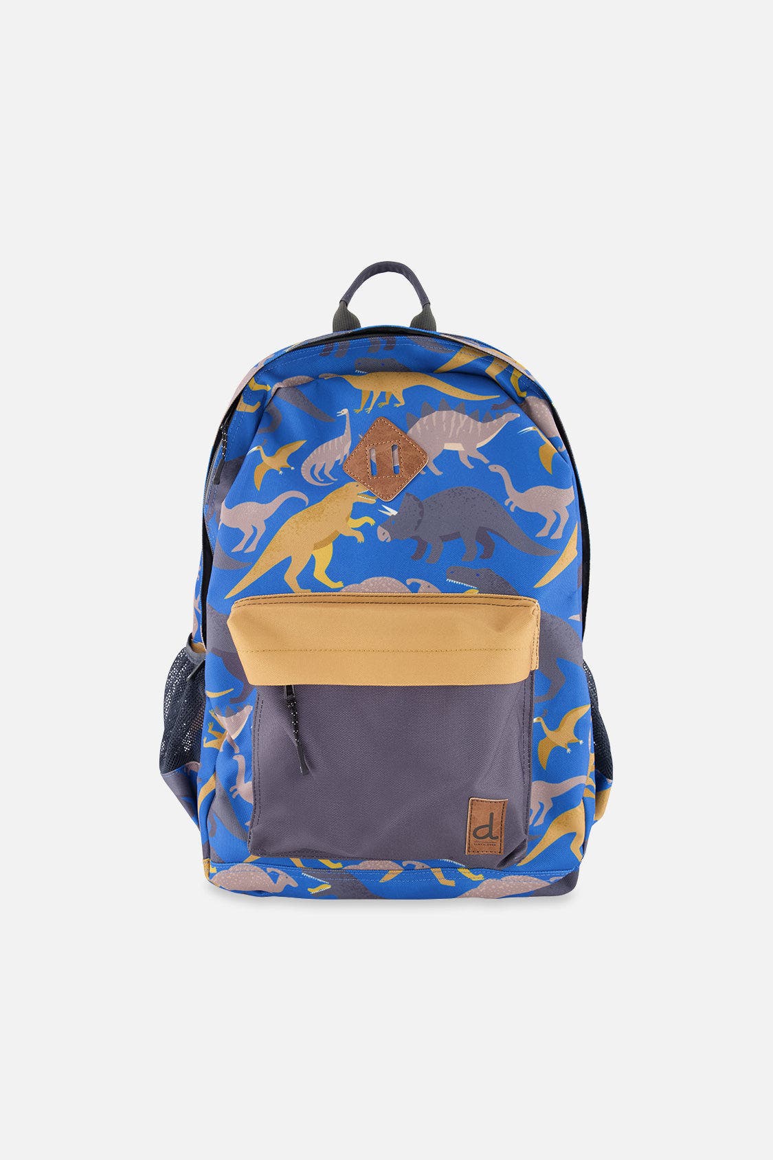 Dinosaur Durable Spacious Organized Backpack, Main, color, Blue Dinosaur Print