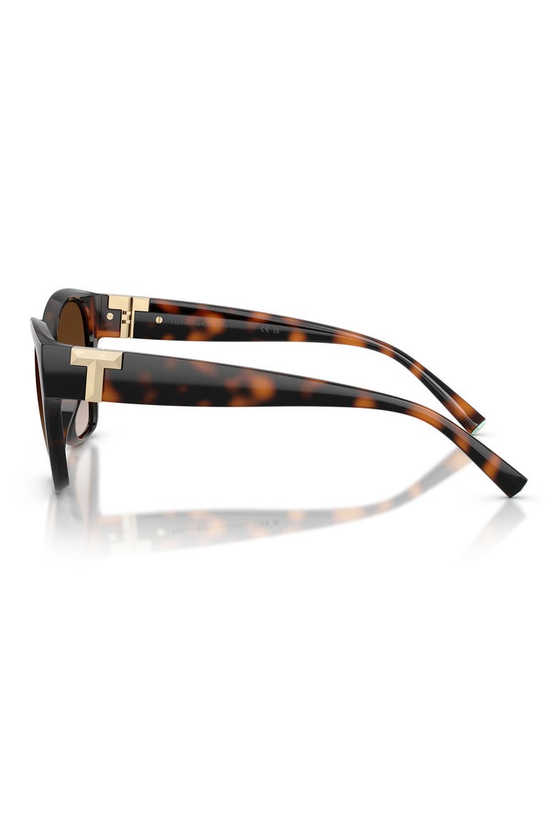 56mm Square Sunglasses, Alternate, color, HAVANA / BROWN GRADIENT