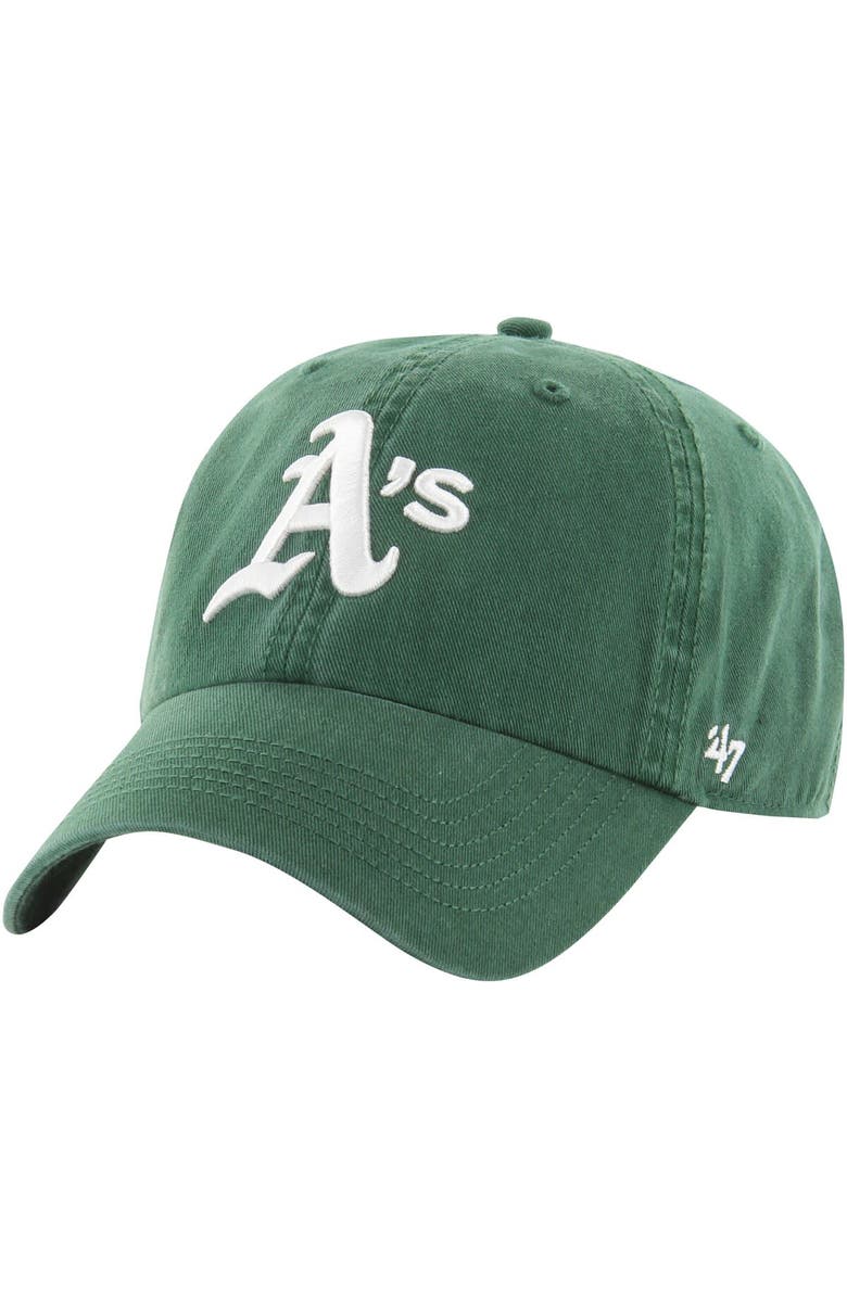 '47 Men's '47 Green Oakland Athletics Sure Shot Classic Franchise Fitted Hat, Alternate, color,