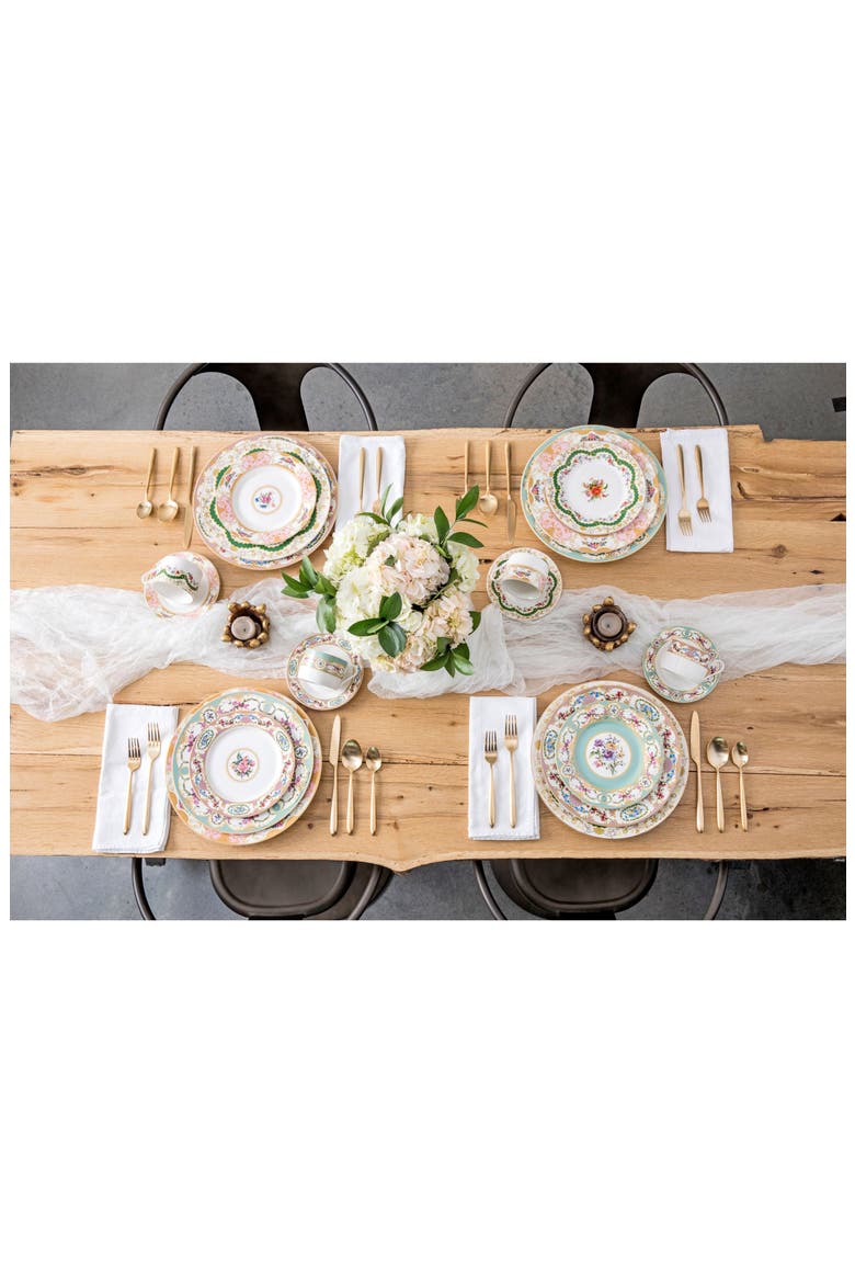 Velo 5-Piece Place Setting, Alternate, color, GOLD