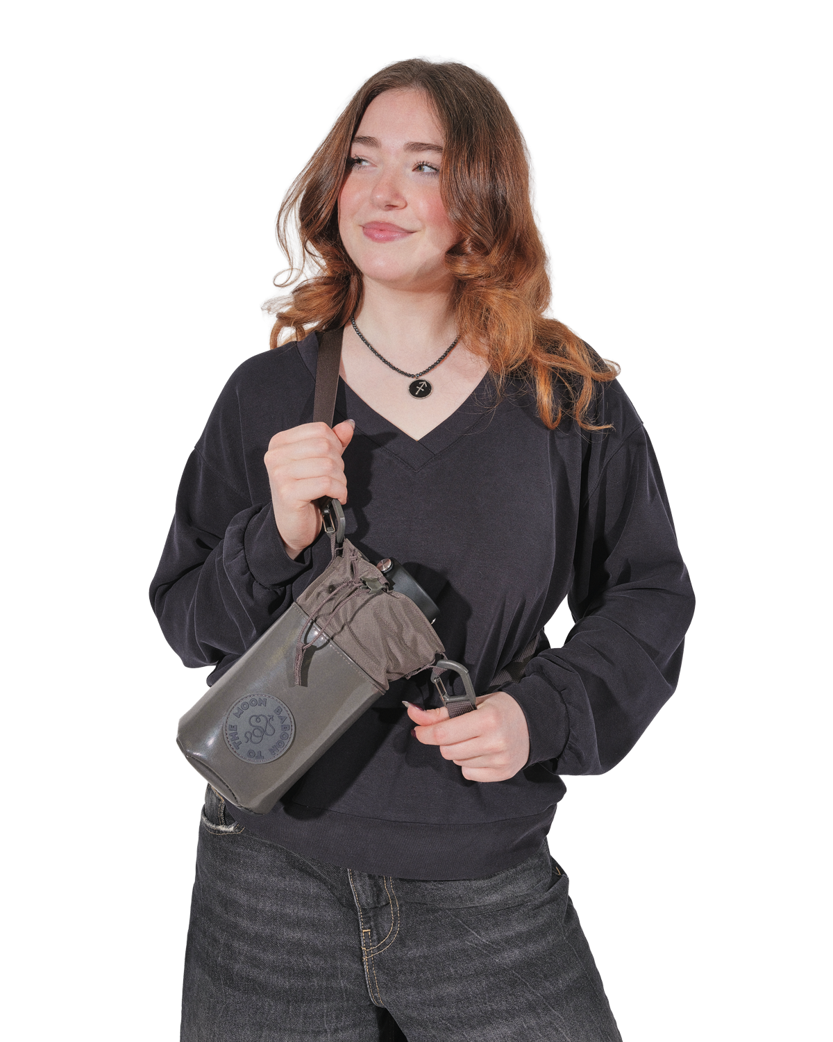 Water Bottle Sling, Alternate, color, Charcoal